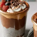 High-Protein Peanut Butter & Chocolate Chia Pudding