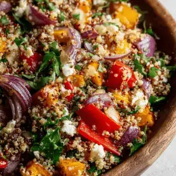 Roasted Vegetable Quinoa Salad