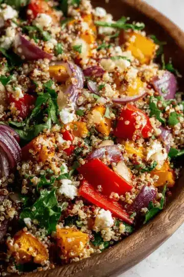 Roasted Vegetable Quinoa Salad