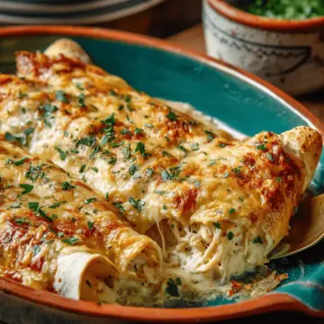 White Chicken Enchiladas
