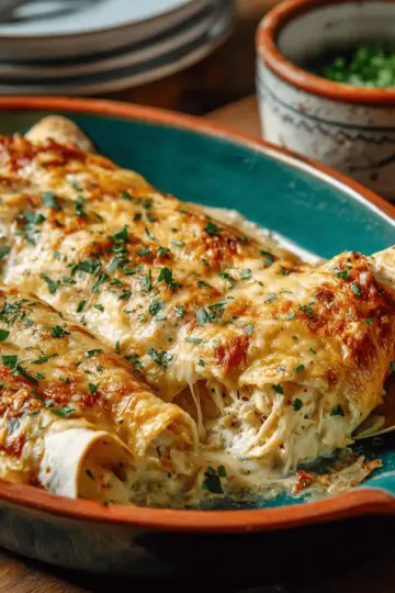 White Chicken Enchiladas