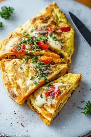 Sweet Potato Omelette (Gluten Free + Paleo)