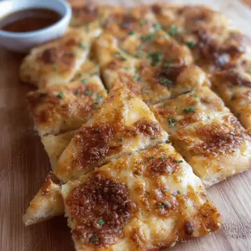 Garlic Cheese Flatbread