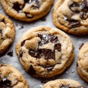 Dark Chocolate Chip Cookies