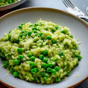 Leek and Pea Risotto