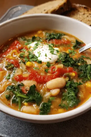 White Bean and Kale Chili