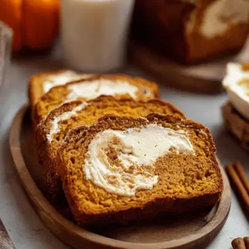 Pumpkin Cream Cheese Bread