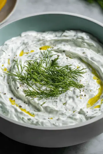 Greek Tzatziki (Dill Yogurt Sauce)