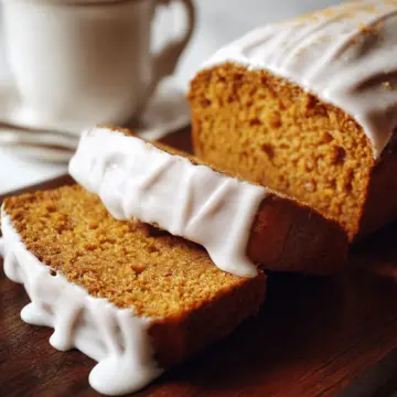 Iced Pumpkin Bread