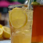 Iced Green Tea with Lemon and Honey