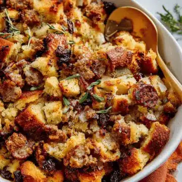 Sausage Stuffing Recipe (with Figs)