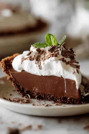Chocolate Mint Pie