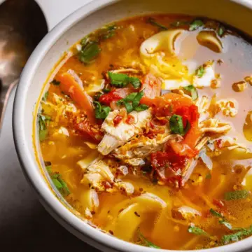 Spicy Chicken Noodle Soup