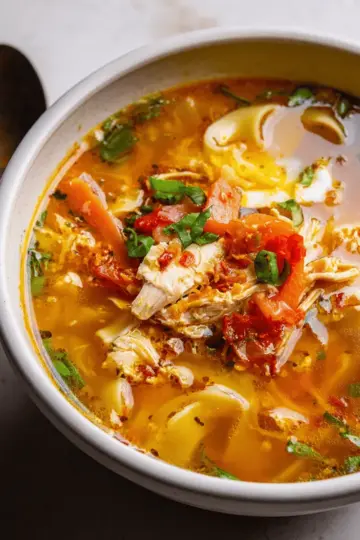 Spicy Chicken Noodle Soup