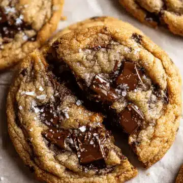 Browned Butter Toffee Chocolate Chip Cookies