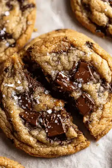 Browned Butter Toffee Chocolate Chip Cookies