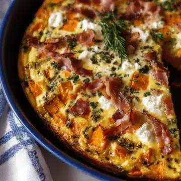 Ham Sweet Potato Frittata