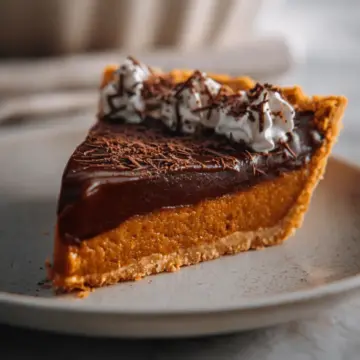 chocolate pumpkin pie