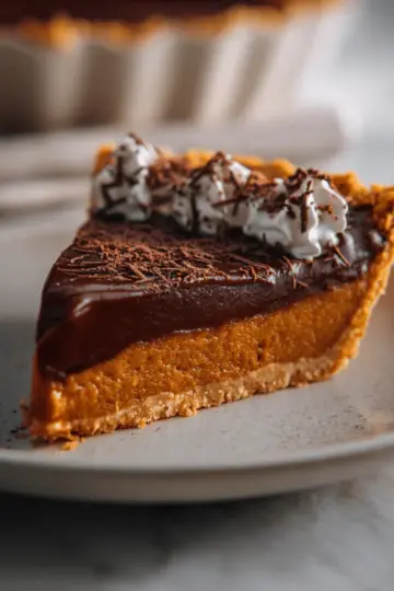 chocolate pumpkin pie