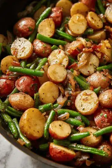 Potato and Green Bean Skillet