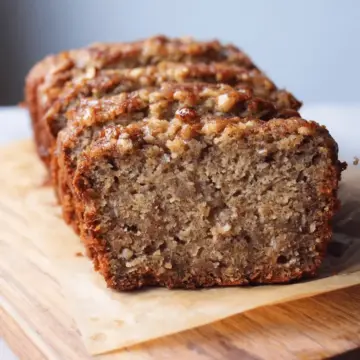 Gluten Free Banana Bread with Maple Syrup