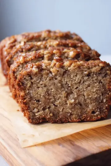 Gluten Free Banana Bread with Maple Syrup