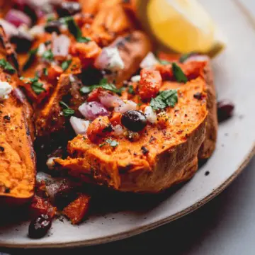 Mediterranean Sweet Potatoes