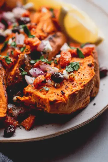 Mediterranean Sweet Potatoes