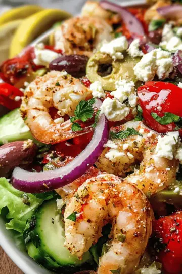 Mediterranean Shrimp Salad