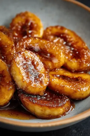 Quick Fried Banana With Brown Sugar (Caramelized Bananas)