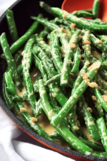 Green Beans with Dijon Cream Sauce