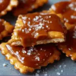 Salted Caramel Cracker Bites