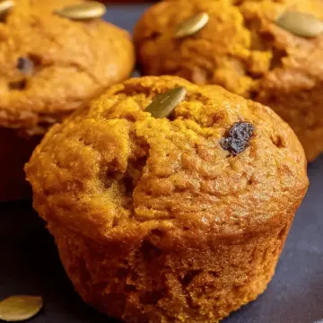 Healthy Greek Yogurt Pumpkin Muffins