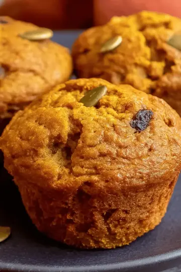 Healthy Greek Yogurt Pumpkin Muffins
