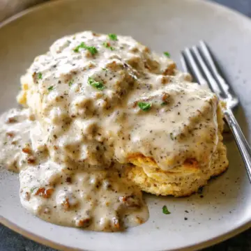 Best EVER Biscuits and Gravy