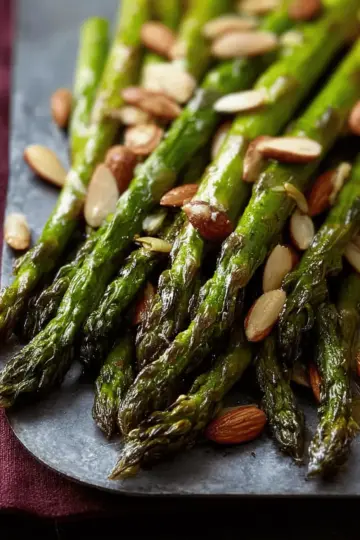 Roasted Asparagus with Almonds