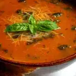 Tomato Spinach and Basil Soup