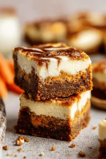 Carrot Cake Cheesecake Bars