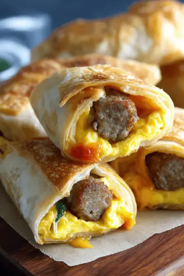 Sausage and Egg Roll Ups