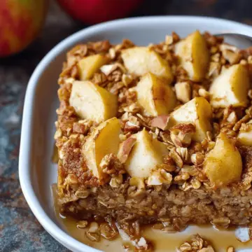 Apple Pie Baked Oatmeal