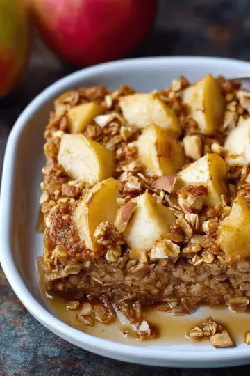 Apple Pie Baked Oatmeal