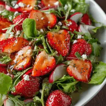 Strawberry Salad with Honey Vinaigrette (VIDEO)