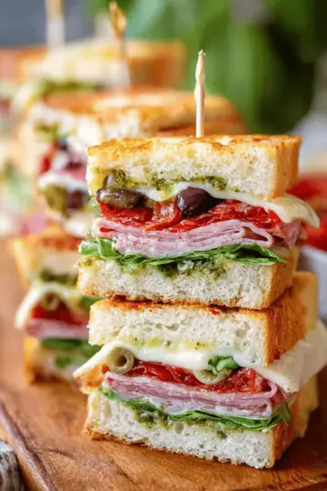 Pressed Italian Sandwiches