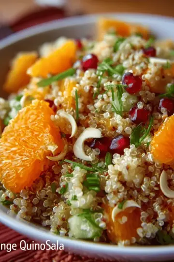 Orange Quinoa Salad {Insalata Di Quinoa Con Arancia}
