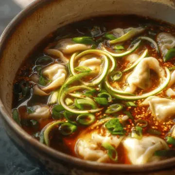 Gyoza Soup (Japanese Dumpling Soup)