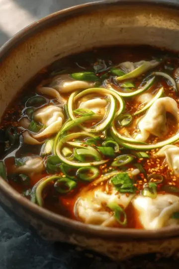 Gyoza Soup (Japanese Dumpling Soup)