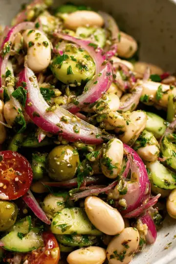 Marinated Za’atar Bean Salad
