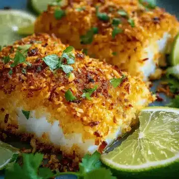 Tropical Paradise Coconut Crusted Fish Fillets