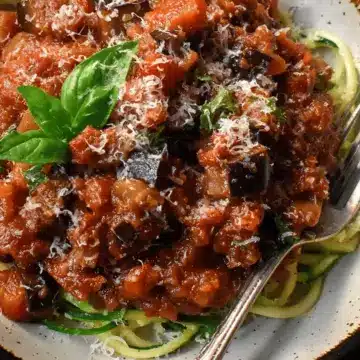 Eggplant Bolognese