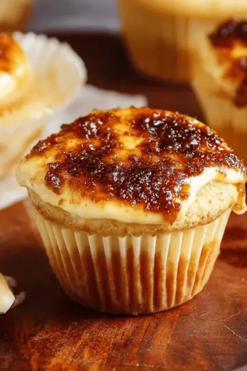 Crème Brûlée Cupcakes